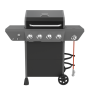 Megamaster Onyx 4 Burner Patio Gas Braai
