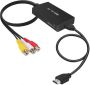 Rca To HDMI Converter Compo To HDMI Adapter Support 1080P Pal-ntsc NS2