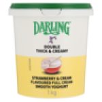 Thick & Creamy Strawberry Flavoured Full Cream Smooth Yoghurt 1KG