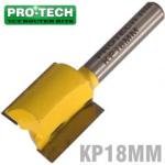 PRO-TECH Straight Bit 18mm X 28mm Cut 2 Flute Metric 1 4' Shank