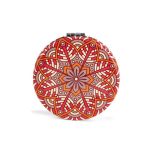 Kikkerland Mandala Pocket Mirrors - Red & Orange