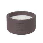Fraga Scented Candle In Plum Container 13CM - Verbena Lime
