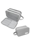 Senza Unisex 3-COMPARTMENT Travel Toiletry Bag
