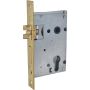 Professional Cylinder Mortise Lock - Lock Body Only - Brushed Brass