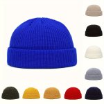 1PC Knitted Brimless Winter Hat For Unisex