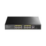 Cudy 16-PORT Unmanaged Poe+ Switch - Rack Mount