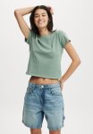 Cotton On Relaxed Denim Short-lake Blue carpenter