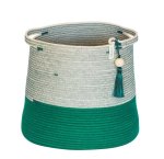 Conical Basket - Greenery - Cotton