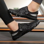 Men's Water Shoes With Adjustable Strap Casual Breathable Lightweight Quick Drying Non Slip Durable Beach Sneakers For Summer Wa