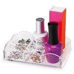 Cosmetics Organiser Acrylic With Slots Empty
