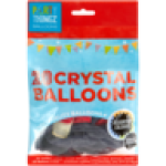 Multi-coloured Assorted Crystal Balloons 20-PACK