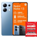 XiaoMi Redmi Note 13 256GB LTE - Ice Blue + Vodacom Sim Card Pack