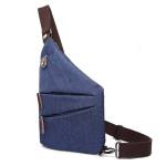Mens Crossbody Canvas Bag - 1025 - Blue