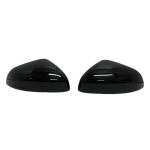 Rear View Mirror Cover Trim Car Accessories Pair Replacement Rearview Side Mirror Covers Carbon Compatible For Ford Fiesta MK8 2