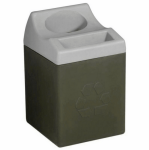 Complete Plastic Recycle Battery Bin – Modulus – 33 X 33 X 66CM – Colour Options – Recmdbbbl