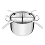 Tramontina 13.5L Stock Pot With Pasta Inserts