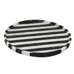 Black & White Marble Tray - Rectangular