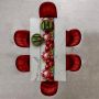 Proteas And Pomegranates By Stella Bruwer Table Runner