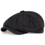Unisex Solid Color Gatsby Newsboy Hat Classic Lightweight Beret Hats Vintage Baker Boy Cap For Women Men Autumn & Winter