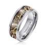 Men's Brown Camouflage Tungsten Ring OR-001 - 11