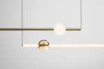 Escobar Horizontal Pendant Light Gold