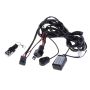 12V Car Wiring Harness Kit With Remote Control Transmitter LED Light Bar
