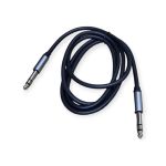 Black Premium L65 Audio Cable 6.35MM Male To Male 1.5M