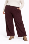 Ladies Ponti Wide Leg Pants - 60 Black