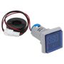 Ac 220V Digital Current Meter Indicator Light Square AD16-22FSA