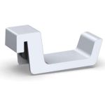 Consoleclip Gaming Headset Sidemount Hook & Controller Holder White Compatible With PS5