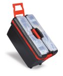 - Mobile Toolbox Tool Organiser With Wheels + Tray - 60CM