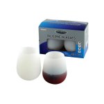 Silicone Wine Glasses No-stem - Pack Of 2