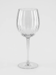 Ribbed Glass Wine Goblet 22CM - None Assorted