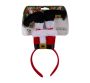 Christmas Headband - Dress Up - Upside Down Santa - 29CM - 8 Pack