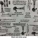150CM Printed Canvas Fabric Per Meter 1