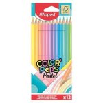 MAPEX Maped Pastel Pencil Crayons 12-PACK