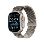 Apple Watch Ultra 3 Gps+cellular 49MM Natural Titanium Case With Natural Titanium Milanese Loop – Medium