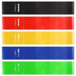 1PC/5PCS Resistance Bands Get Whole-body Fitness Booty Leg Arm Stretching Workouts At Home With Yoga & Pilates