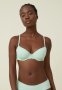 Cotton On Ultimate Comfort Lace T-Shirt Bra - Cameo Green