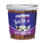 Marltons Semi Moist Biltong Strips Tub 4 X 500G