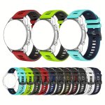 Stylish Two-tone Silicone Band For Samsung For Galaxy Watch 6/5/4 & More - Durable Quick Release & Adjustable Fit For Men And Wo