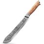 9.5-INCH Hammered Damascus Butcher - DMS-522G
