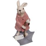 Rabbit With Open Umbrella 24CM