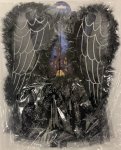 Kids Fallen Angel Tutu Set Halloween