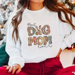 Best Dog Mom Ever" Vinyl Iron-on Patch - Diy Clothing And Accessories - T-Shirt Making Bags Hats Pillow Decor - Heat Transfer Fi