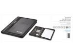 Eastbrook A4 Zip-around Folder - Black