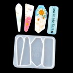 Ghost White Silicone Mould Making Hair Clip 101 79.5 4.5MM