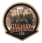 Harley-davidson 120TH Anniversary Sublimated Embroidered Emblem Sew-on Patch