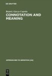 Connotation And Meaning Hardcover