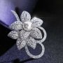 Elegant Faux Pearl Flower Brooch Pin For Women - Perfect For Weddings Banquets And Special Occasions